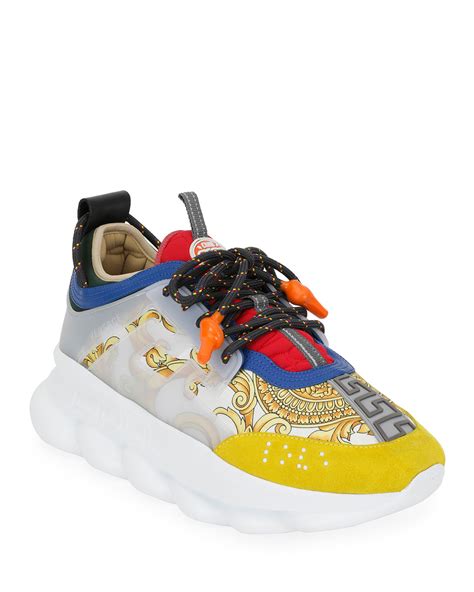 versace chain reaction sneakers women's|versace chain reaction sneakers price.